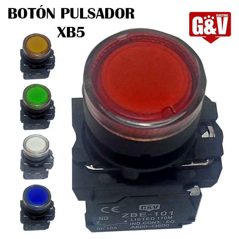 XB5-AW3 Boton pulsador