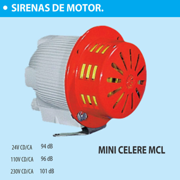 Sirena Elettromeccanica Celere 240V – Modello ELECTRA 42025, Allarme Potente Per Uso Industriale E Civile