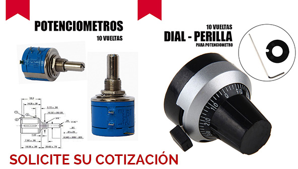 Potenciometros y Diales